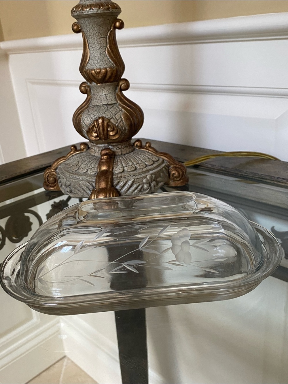 Glass Butter Dish